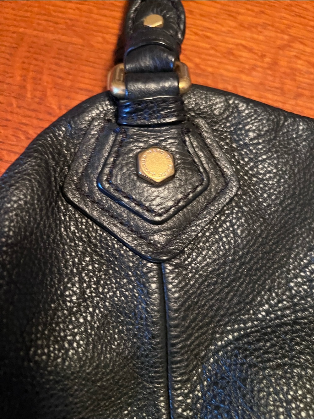 Marc Jacobs Large Shoulder Bag with Gold Hardware - Picture 10 of 11